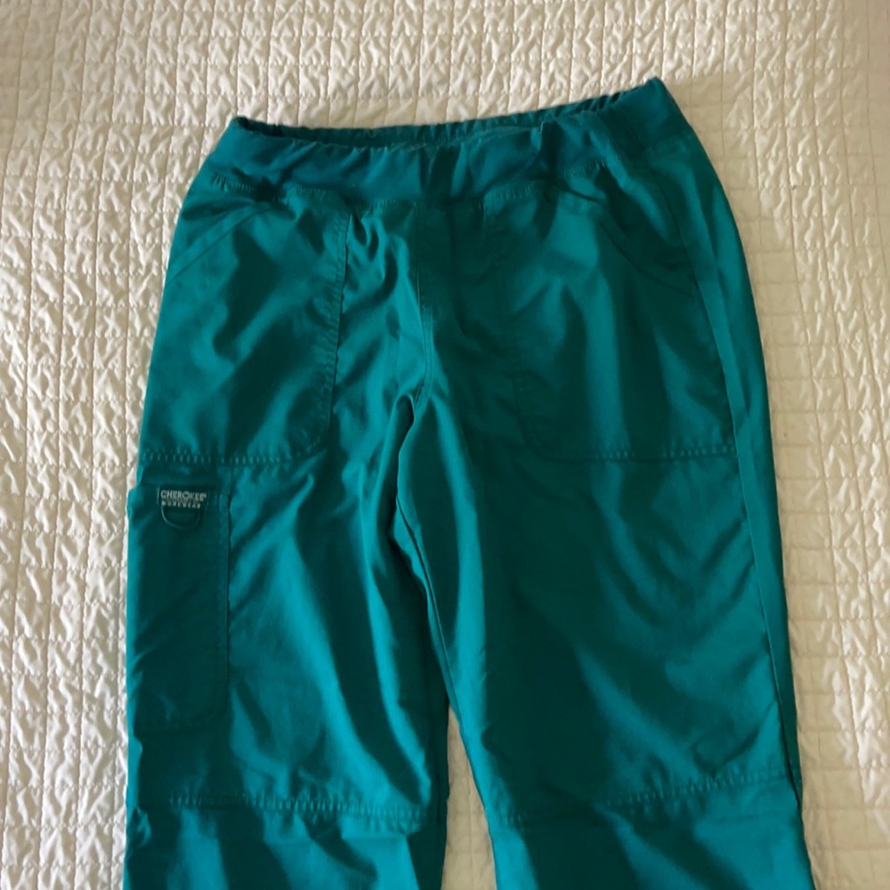 Cherokee hunter green scrub bottoms